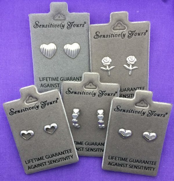 Gift Box of 5 Children’s Silver Earrings – GB006