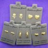 Gift Box of 5 Children's Gold Earrings | childrens earrings for sensitive ears