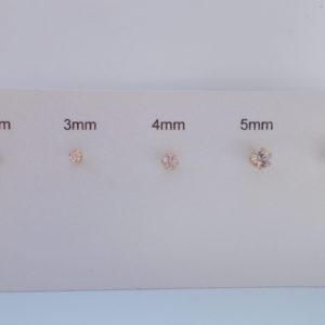 2mm Crystal Stud Earrings – JA118-A