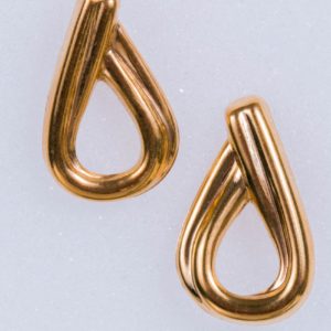 Closed Lined J Earrings – JA134-A