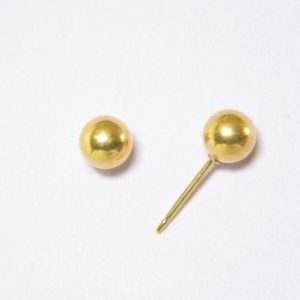 5mm Gold Ball Earrings – JA115