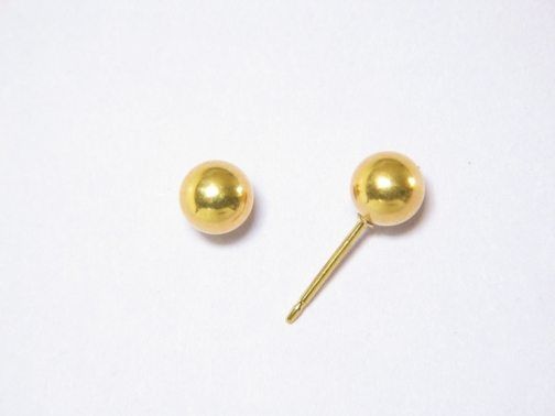5mm Gold Ball Earrings – JA115