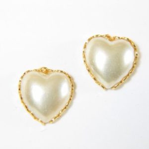 Pearl Heart Earrings – JA149