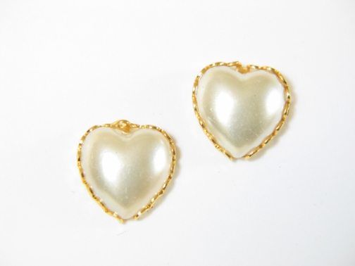 Pearl Heart Earrings – JA149