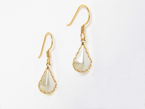 Pearl Teardrop Dangle Earrings – JA150