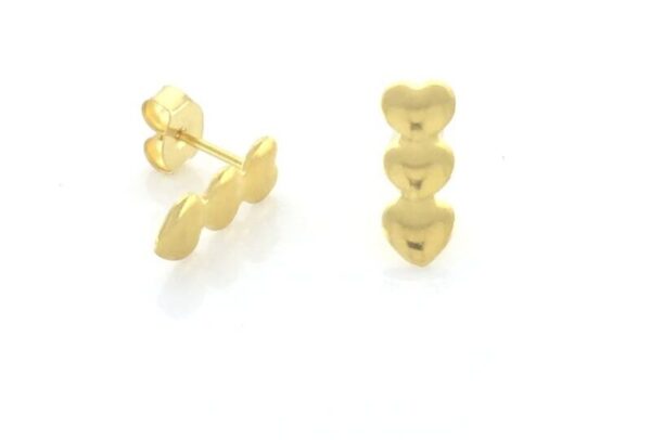 Triple Heart Earrings – JA180