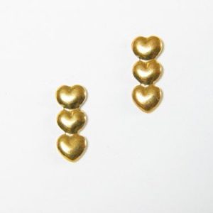 Triple Heart Earrings – JA180