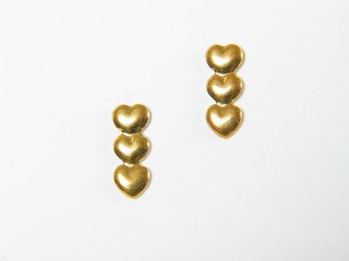 Triple Heart Earrings – JA180