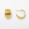 Hypoallergenic Earrings | Gold Lined Hoop Earrings | Sensitively Yours