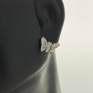 Silver Butterfly Earrings – JA191