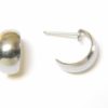 Surgical Steel Earrings | Silver Wide Baby Hoops | Sensitively Yours