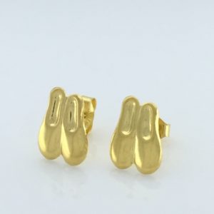 Gold Ballet Slippers Earrings – JA212