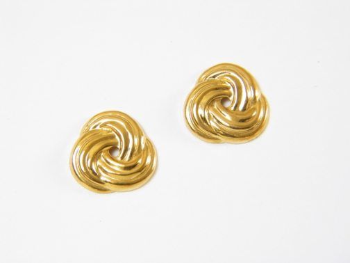Gold Love Knot Earrings – JA218
