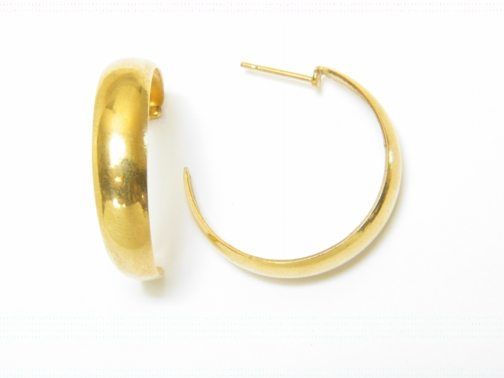 Large Gold Hoop Earrings – JA222