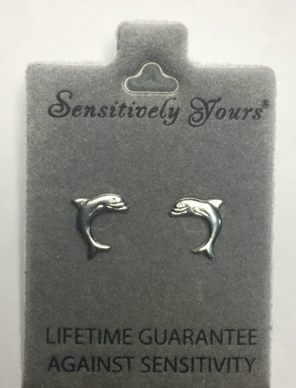 Silver Dolphin Earrings – JA237-S