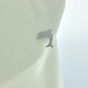 Silver Dolphin Earrings – JA237-S