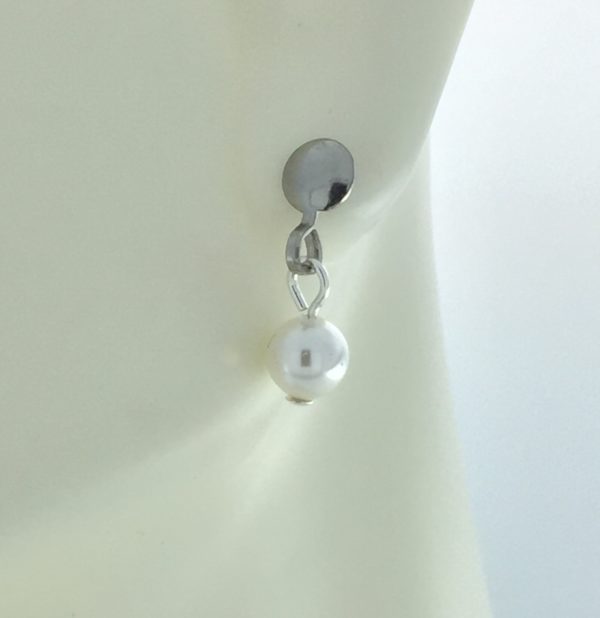 June Birthstone Pearl Earrings – JCL006