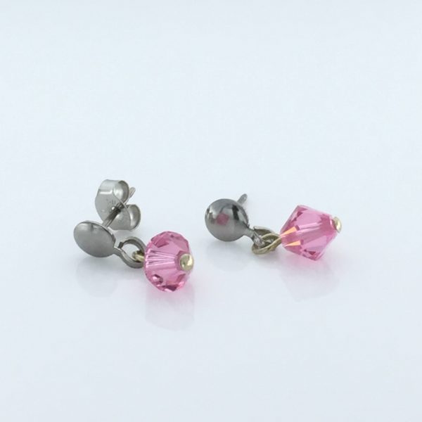 October Birthstone Rose Earrings – JCL010