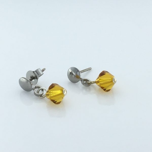 November Birthstone Topaz Earrings – JCL011