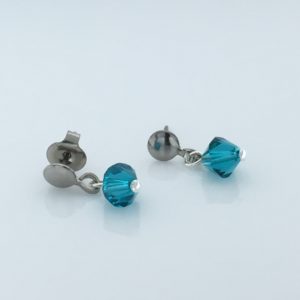 December Birthstone Blue Zircon Earrings – JCL012