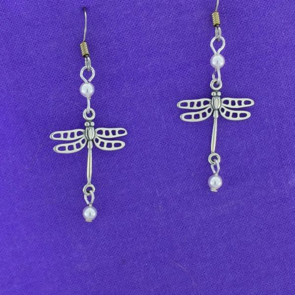 Dragonfly Pearl Earrings – JCL016