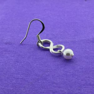 Pearl Infinity Earrings – JCL021