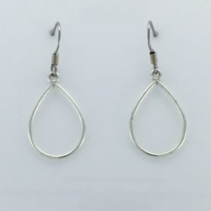 Sterling Silver Teardrop Earrings – JCL030