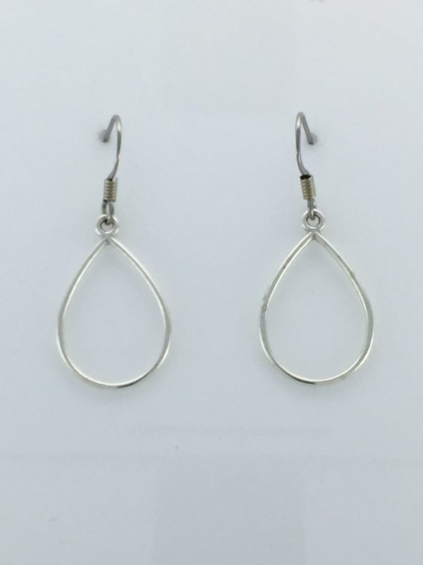 Sterling Silver Teardrop Earrings – JCL030