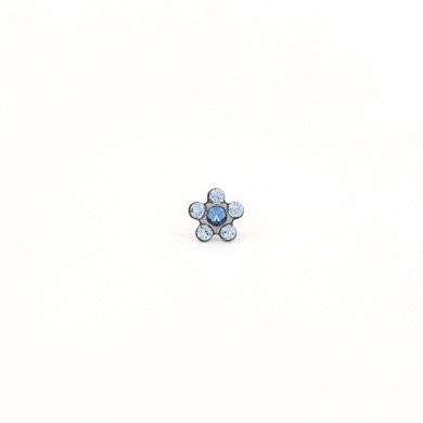 Stainless Steel Daisy Light Sapphire September Sapphire – S6399WSTX