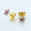 Earrings for Sensitive Ears | Studex Gold Plated Daisy April Crystal Earrings