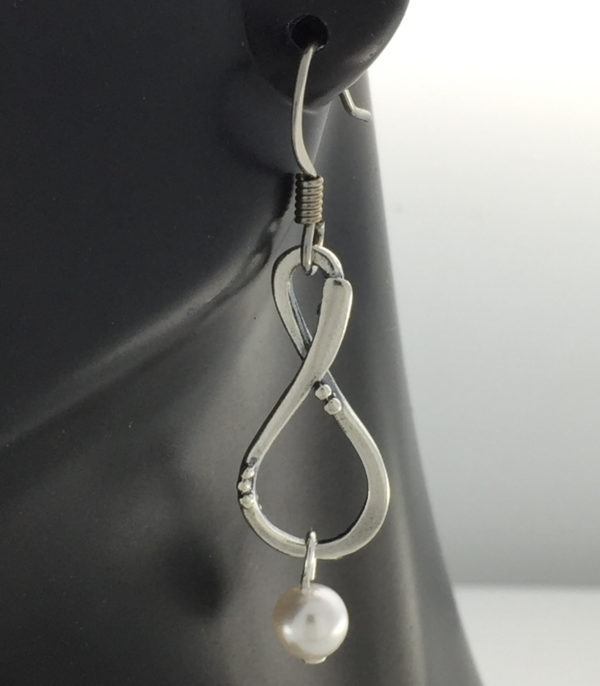 Silver Infinity Earrings – JCL058