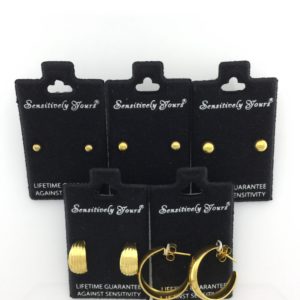 Gift Box of 5 Classic Gold Earrings – GB012