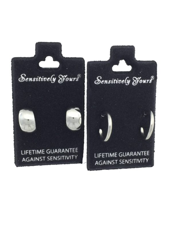Gift Box of 5 Classic Silver Earrings – GB009