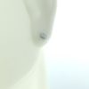 earrings for sensitive ears | 2mm Cubic Zirconia Silver Earrings