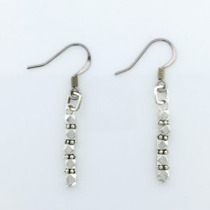 Silver Cubes Earrings – JCL065
