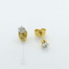 birthstone earrings | April Diamond Birthstone Earrings