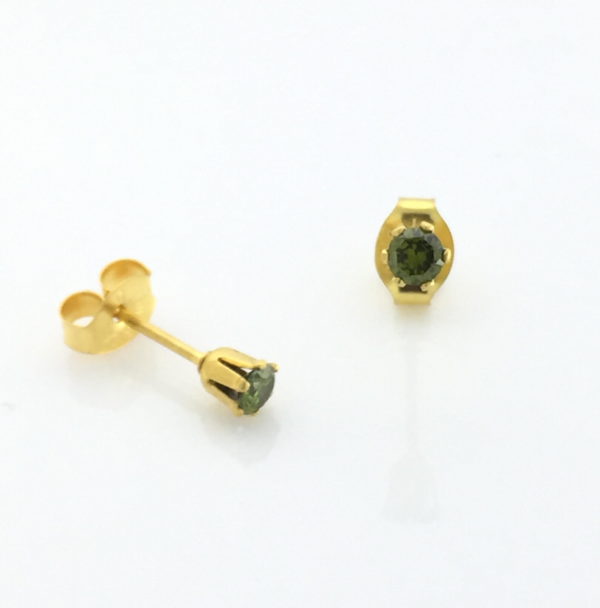 3mm Cubic Zirconia August Birthstone Earrings – JAZ108G