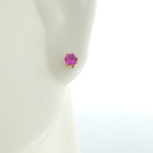 3mm Cubic Zirconia October Birthstone Earrings – JAZ110G
