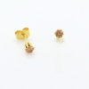earrings for sensitive ears | Cubic Zirconia 3mm November Birthstone Earrings