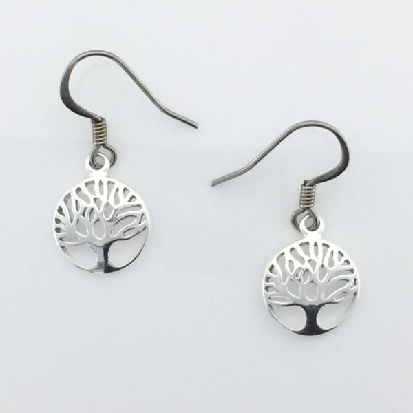 Sterling Silver Tree of Life Earrings – JCL079