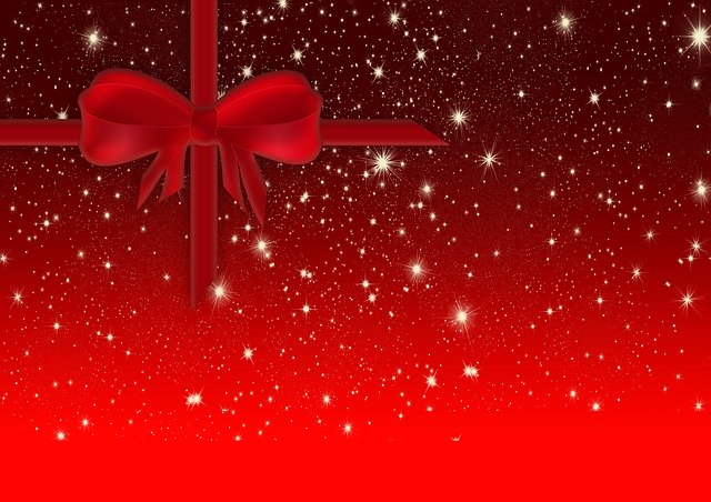 gift card | Red with Red Bow Left Corner Gift Card