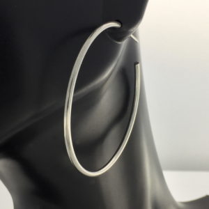Large Stainless Steel Hoop with Post 1-3/4 Inch Earrings – JA290S