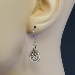 Silver Flower Earrings – JCL115