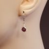 hypoallergenic earrings | February Birthstone Drop Earrings