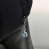 hypoallergenic earrings | March Birthstone Drop Earrings - Aquamarine