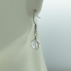 April Birthstone Drop Earrings – Crystal – JCL098