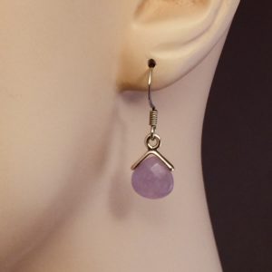 Lavender Cape Amethyst Teardrop Earrings – JCL120