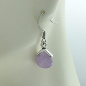 Lavender Cape Amethyst Teardrop Earrings – JCL120