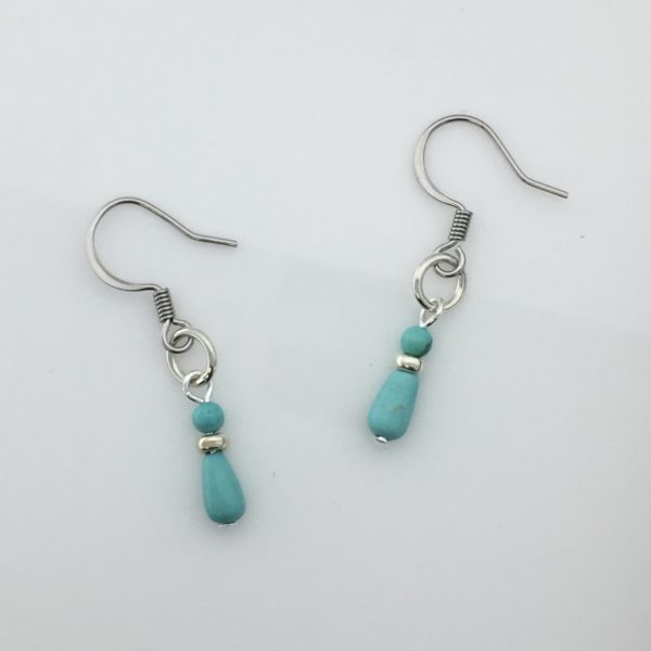 Turquoise Teardrop Earrings – JCL126
