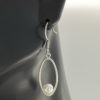 hand crafted | JCL137 Sterling Silver Drop with Pearl Earrings